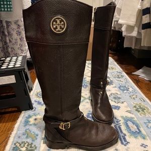 Tory Burch chocolate brown boots